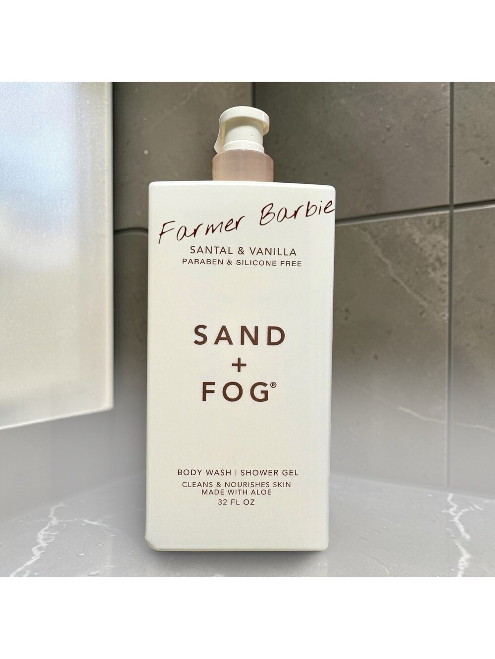 Sand + Fog~ Santal & Vanilla Nourishing Body Wash with Aloe Vera 33 fl oz New